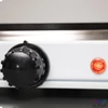 Kép 3/3 - Home HG R 02WH hordozható elektromos főzőlap, dupla, teljesítmény 1000 W + 1500 W, Ř15 cm + Ř18 cm főzőfelület, zománcozott készülékház, fehér