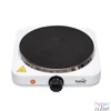 Kép 2/4 - Home HG R 01WH hordozható elektromos főzőlap, teljesítmény: 1500 W, Ř18 cm főzőfelület, zománcozott készülékház, fehér