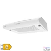 Kép 1/3 - Home KPE 6020W konyhai páraelszívó TORNADO, három sebességfokozat, légszállítás: 200 m3/h, 38 W, 60 cm, fehér