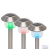 Kép 3/4 - Home MX 762/2 napelemes kerti lámpa, 1 db színváltó LED, rozsdamentes fém, időjárásálló, automatikus, színes