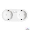 Kép 4/4 - Home NVS 32 PRO SMART elosztó, SMART LIFE alkalmazással távolról vezérelhető, 2 db földelt aljzat gyermekvédelemmel, Wi-Fi 2,4 GHz 802.11 b/g/n