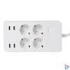 Kép 2/2 - Home NV 4 WIFI smart elosztó, 1,5 m, H05VV-F 3G1,5 mm2 kábel, 4 földelt aljzat, 4 USB aljzat, max.3680W, Tuya alkalmazás kompatibilis, WiFi-s