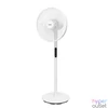 Kép 1/6 - Home SFT40R állóventilátor 3in1, 60 W, 40 cm névleges lapátátmérő, 5 lapát, 4 fokozat, érintőgomb, távirányító, állítható magasság és dőlésszög, LED kijelző