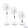 Kép 3/6 - Home SFT40R állóventilátor 3in1, 60 W, 40 cm névleges lapátátmérő, 5 lapát, 4 fokozat, érintőgomb, távirányító, állítható magasság és dőlésszög, LED kijelző