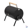 Kép 2/5 - Home GR01 hordozható asztali grill, faszén, faszénbrikett, nyitott vagy zárt fedél, 2 rostély, 2 széntartó rács, 22 cm rostélymagasság asztaltól