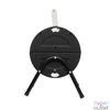 Kép 4/5 - Home GR01 hordozható asztali grill, faszén, faszénbrikett, nyitott vagy zárt fedél, 2 rostély, 2 széntartó rács, 22 cm rostélymagasság asztaltól