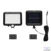 Kép 4/5 - Home FLP250SOLAR napelemes LED reflektor, 250 lm, PIR mozgásérzékelő, 120° 5m, 56 db hidegfehér SMD LED, energiatakarékos, műanyag, IP44