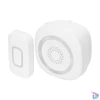 Kép 4/4 - Home DB 1601DC vezeték nélküli csengő, 160m hatótáv, 60 dallam, 3-fokozatú hangerő és némítás, kapcsolható fényjelzés, elemes tápellátás