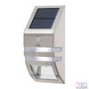 Kép 3/3 - Home FLP30SOLAR napelemes LED lámpa, 30 lm, PIR mozgásérzékelő, 3-5m, 2 db hidegfehér SMD LED, energiatakarékos, fém + műanyag, IP44