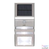 Kép 2/3 - Home FLP30SOLAR napelemes LED lámpa, 30 lm, PIR mozgásérzékelő, 3-5m, 2 db hidegfehér SMD LED, energiatakarékos, fém + műanyag, IP44