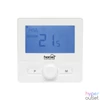 Kép 1/2 - Home THE25W digitális vezetékes szobatermosztát, falra szerelhető, programozható, ablaknyitás-érzékelés, fagyvédelmi funkció, fehér