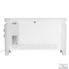 Kép 2/4 - Home FK 344 álló elektromos konvektor turbó fűtőtest, 750W/1250W/2000W, fehér