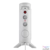 Kép 3/4 - Home FK 344 álló elektromos konvektor turbó fűtőtest, 750W/1250W/2000W, fehér