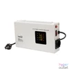 Kép 1/3 - HOME AVR2000S feszültségstabilizátor, 2000VA, automatikus működés, vékony kivitel, falra szerelhető, színes digitális kijelző, teljeskörű meghibásodás elleni védelem