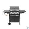 Kép 2/5 - Home GRG01 gázgrill, 3 főégővel, 1 oldalégővel, 3,2 kW teljesítmény égőnként, nyomásszabályozó készlettel