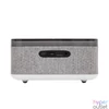 Kép 3/5 - HOME LTCR06 multimédia lejátszó és ébresztőóra, 2x5 Watt, Qi telefontöltés, Bluetooth TWS, FM rádió, LED kijelző, beépített akkumulátor