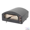 Kép 1/6 - HOME HGPZ02 elektromos pizzakemence, 2000W, max. 380 °C, IPX4 védelem, 33x33 cm sütési felület, 1,5 cm-es Cordierite pizzakő, rozsdamentes ajtó
