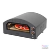 Kép 2/6 - HOME HGPZ02 elektromos pizzakemence, 2000W, max. 380 °C, IPX4 védelem, 33x33 cm sütési felület, 1,5 cm-es Cordierite pizzakő, rozsdamentes ajtó