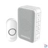 Kép 1/2 - Honeywell Home DC313NP2 vezeték nélküli csengő, 150m hatótáv, 6 dallam, LED jelzőfény, nyomógomb IP55 védett, 230V-os tápellátás
