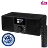 Kép 1/5 - SAL INR 5000/BK internetrádió, 5 in 1, 2x5 W, Bass reflex, világrádió, FM RDS, BT, AUX, Média Center hálózati zenetár, EQ