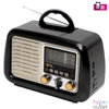Kép 1/3 - SAL RRT 2B retro táskarádió, multimédia lejátszó, 4 in 1, BT, USB/MicroSD, FM rádió, AUX, ~20 óra üzemidő