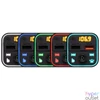 Kép 3/4 - SAL FMBT 18RGB autós kihangosító és töltő, 5 in 1, FM modulátor, dupla USB gyorstöltő, feszültségmérő, basszus-kiemelés gomb