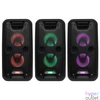 Kép 4/7 - SAL PAR 2200BT hordozható party hangdoboz, 120 W, BT, FM rádió, AUX, MP3 felvétel, automatikus gyorstöltés