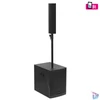 Kép 1/7 - SAL PAS10W43S professzionális oszlopsugárzó hangrendszer, max. 800 W, 25cm mélysugárzó, 4x3” szélessávú satellit hangszóró, aktív zenekari hangdoboz, Bluetooth, fém állvány