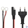 Kép 2/3 - Home SMC20 SMART akkumulátortöltő, 6-12V/2A, LCD kijelző, teljesen automatikus, minden elterjedt akkutípushoz, digitális kijelző, karbantartó töltés, kétféle csatlakozókábel