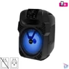 Kép 1/5 - SAL PAR20BTC party hangdoboz, 2-utas hangrendszer, bass-reflex mélysugárzó, Bluetooth, FM rádió, digitális kijelző, LED fényeffekt