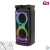 Kép 1/6 - SAL PAR2100BT party hangdoboz, 80W, beépített akkumulátor és LED fénnyel, Bluetooth, AUX és mikrofon bemenetek, 2-utas, 3 hangszóró