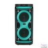 Kép 2/6 - SAL PAR2400BT party hangdoboz, 160 Watt, beépített akkumulátor és LED fény, Bluetooth, USB/microSD zenelejátszás, gitár és mikrofon bemenetek, 2-utas, 3 hangszóró