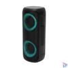 Kép 3/5 - SAL BT2000 boombox, 2x10W, MP3 zenelejátszó, Bluetooth, mélysugárzó, basszus, RGB LED fényjáték, beépített akkumulátor, IPX5