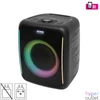 Kép 1/4 - SAL BTCUBE hordozható Boombox, vezeték nélküli hangszóró, 70 watt, 3 hangszóró, Bluetooth TWS, IPX4, beépített akkumulátor