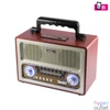 Kép 1/4 - SAL RRT3 retro táskarádió, stereo multimédia lejátszó, BT, USB/microSD, AUX, 3-sávos rádió, hálózati/elemes