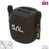 Kép 1/5 - SAL PARCUBE boombox, 100 W, 2db vezeték nélküli mikrofon, 5db hangszóró, LED fényeffekt, IPX5 védelem, Bluetooth