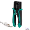 Kép 1/5 - Pro'skit CP-342 UTP-RJ45-8P8C gyorskrimpelő fogó, nyitott végű dugókhoz, biztonsági zár, gyors