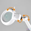Kép 5/5 - Home NKLL 06 LED-es nagyítós asztali lámpa, 30 hidegfényű LED, 6500 K, 400 lm, 3 dioptria nagyítás, 12 dioptria másodlagos lencse