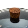 Kép 2/4 - Nava 10-144-121 Nature tapadásmentes lábas, kőbevonattal, hőálló fogantyú, üvegfedő, 24 cm