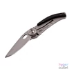 Kép 1/4 - True Utility Skeletonknife, TU571K, 4 cm rozsdamentes acél penge, eloxált alumínium tok, karabiner rögzítési pont, jobb és balkezes