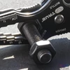 Kép 5/6 - True Utility Smartknife+, TU6869, 15 in 1, mágneses bitfej tartó, kábelcsupaszoló, homokfúvott rozsdamentes acél, 5,5 cm penge