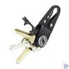 Kép 1/6 - True Utility Keyshackle, TU921, 7 in 1, multifunkcionális szerszám, csavarhúzó, fekete titániumbevonatú karabiner , valódi bőr