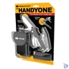 Kép 2/2 - True Utility Handyone, TU181, 18 in 1, 7 cm penge, mágneses bitfej tartó, 9 féle bitfej, rozsdamentes acélváz, eluxált alumínium fogantyú