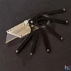 Kép 3/6 - True Utility Crafty, TU590, fekete titániumbevonatú nyél, cserélhető penge, összecsukható
