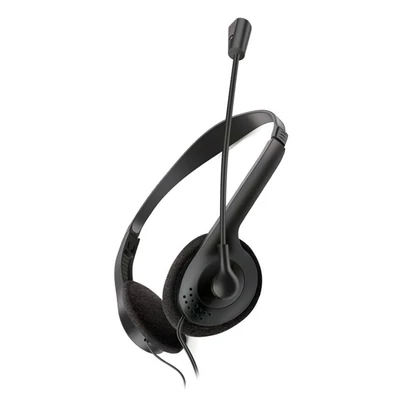 FIESTA Fejhallgató, vezetékes, USB, fekete
