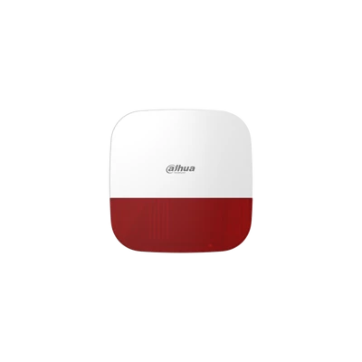 Dahua Vezeték nélküli kültéri sziréna - AirShield ARA13-W2 Piros (IP65; 110dB; LED; 868MHz, AES128, 12VDC+Akku; Mabisz)