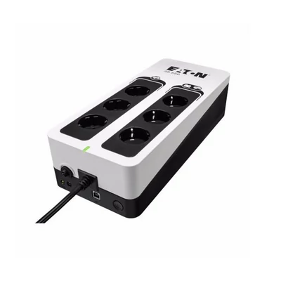 EATON szünetmentes 550VA - 3S550DIN (6 Schuko kimenet, Standby, USB, vonal védelem, szoftver)