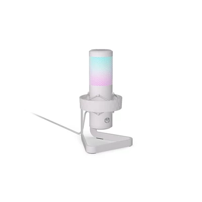 Endorfy Mikrofon - AXIS Streaming Onyx (USB-A, 3,5 mm output, ARGB, fehér)