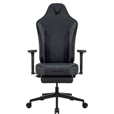 Formula Gamer szék - Ryvo Plus Pawtex Black (fekete; állítható magasság; áll. 3D kartámasz, Max.: 125kg , Pawtex szövet)