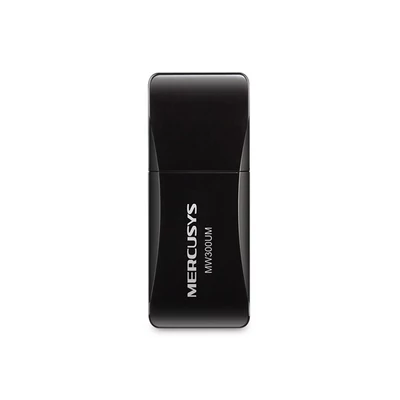 Mercusys Hálózati adapter WiFi N300 - MW300UM (USB2.0; 300Mpbs 2,4GHz)